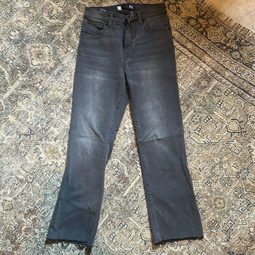 Kut from the Kloth faded black jeans